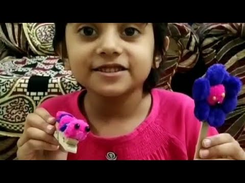 Diy pompom activities for toddler||how to make pompom caterpillar