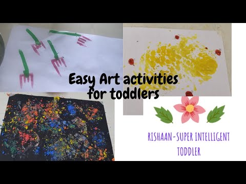 Easy art for kids|Art activities|Art activities for toddlers|Toddler videos|