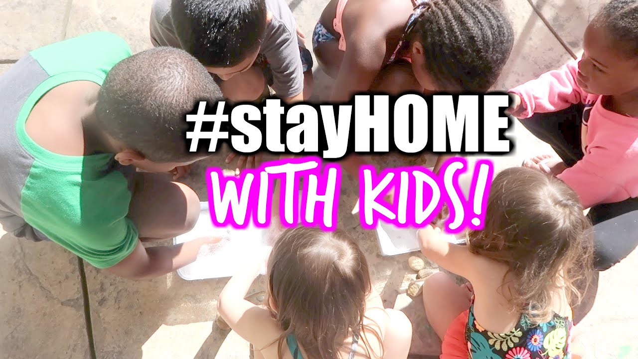 FUN ACTIVITIES FOR KIDS TO KEEP THEM BUSY / STAY AT HOME MOM OF 5 #STAYHOME #WITHME