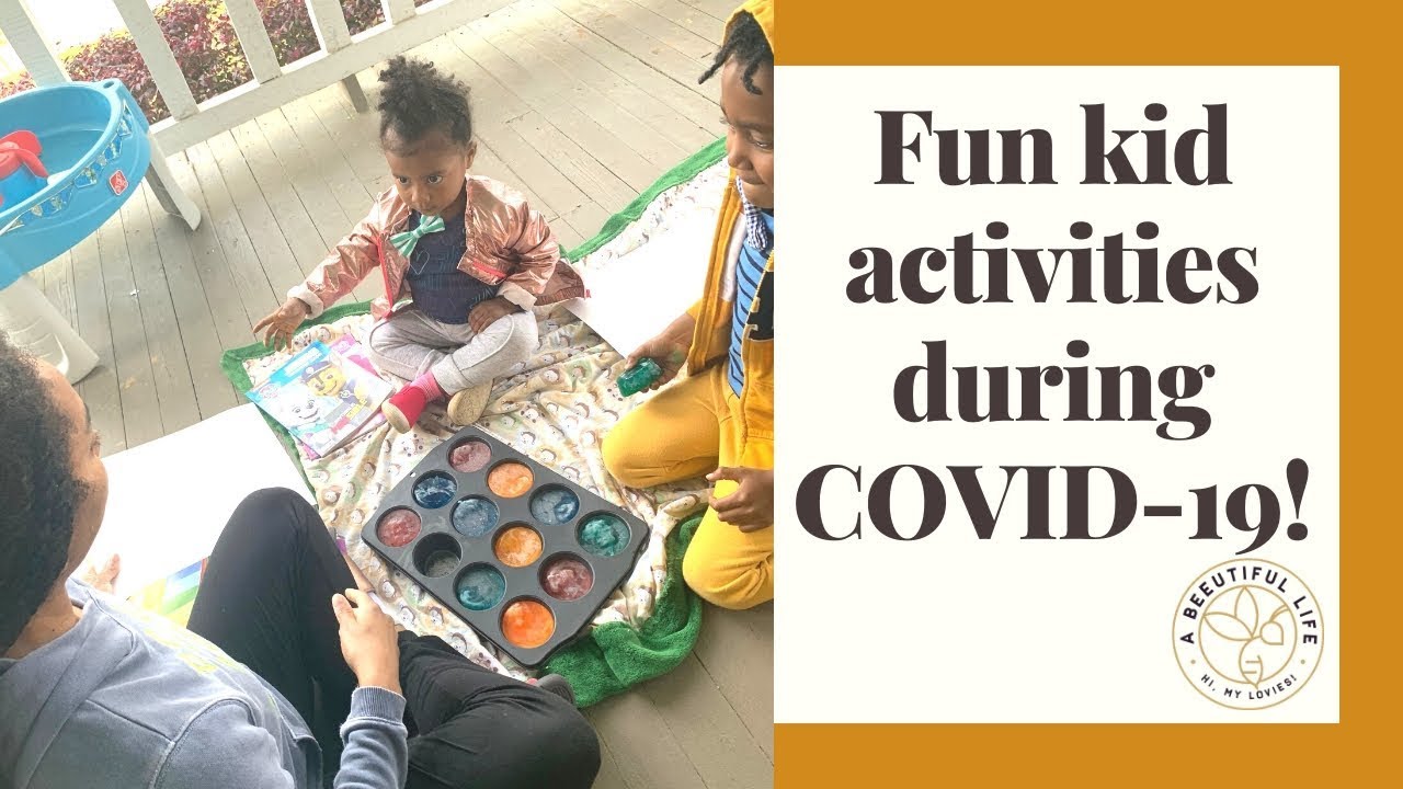 FUN KID ACTIVITIES TO DO DURING CORONAVIRUS QUARANTINE | ABeeutifulLife vlog March 2020