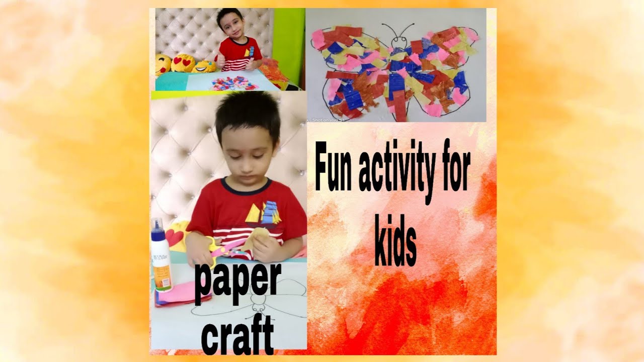 Fun activity for kids || Easy and colorful butterfly || Art activity || Eye hand coordination||2021
