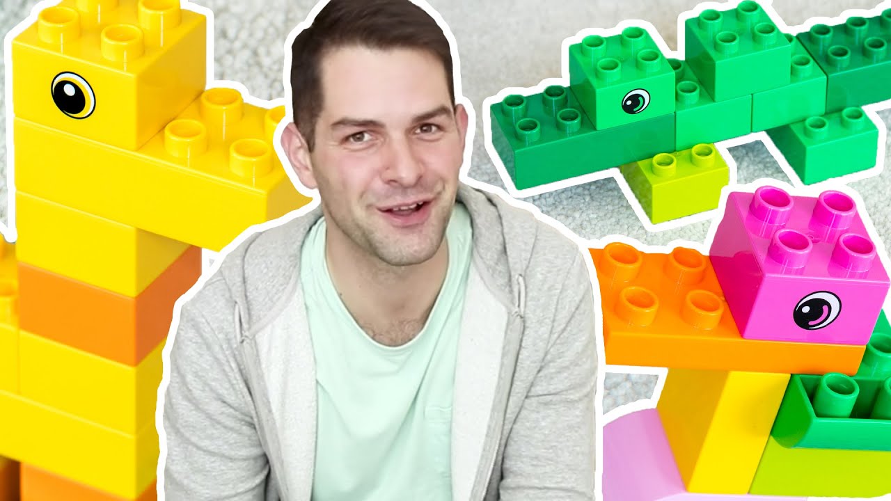 Great LEGO DUPLO Building Ideas! Animals Build Kids Activities: Crocodiles, Birds, Giraffes and More