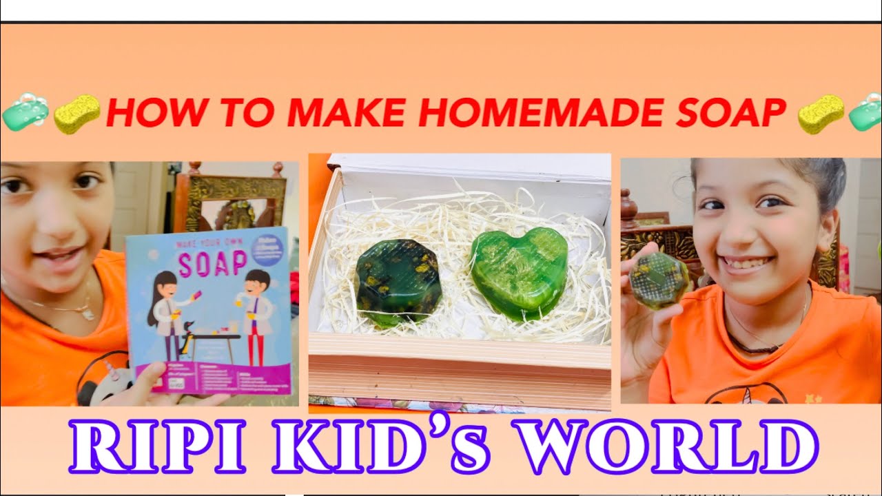 HOW TO MAKE HOMEMADE SOAP | best kids activity channel | summer vacation activity | @ripikidsworld