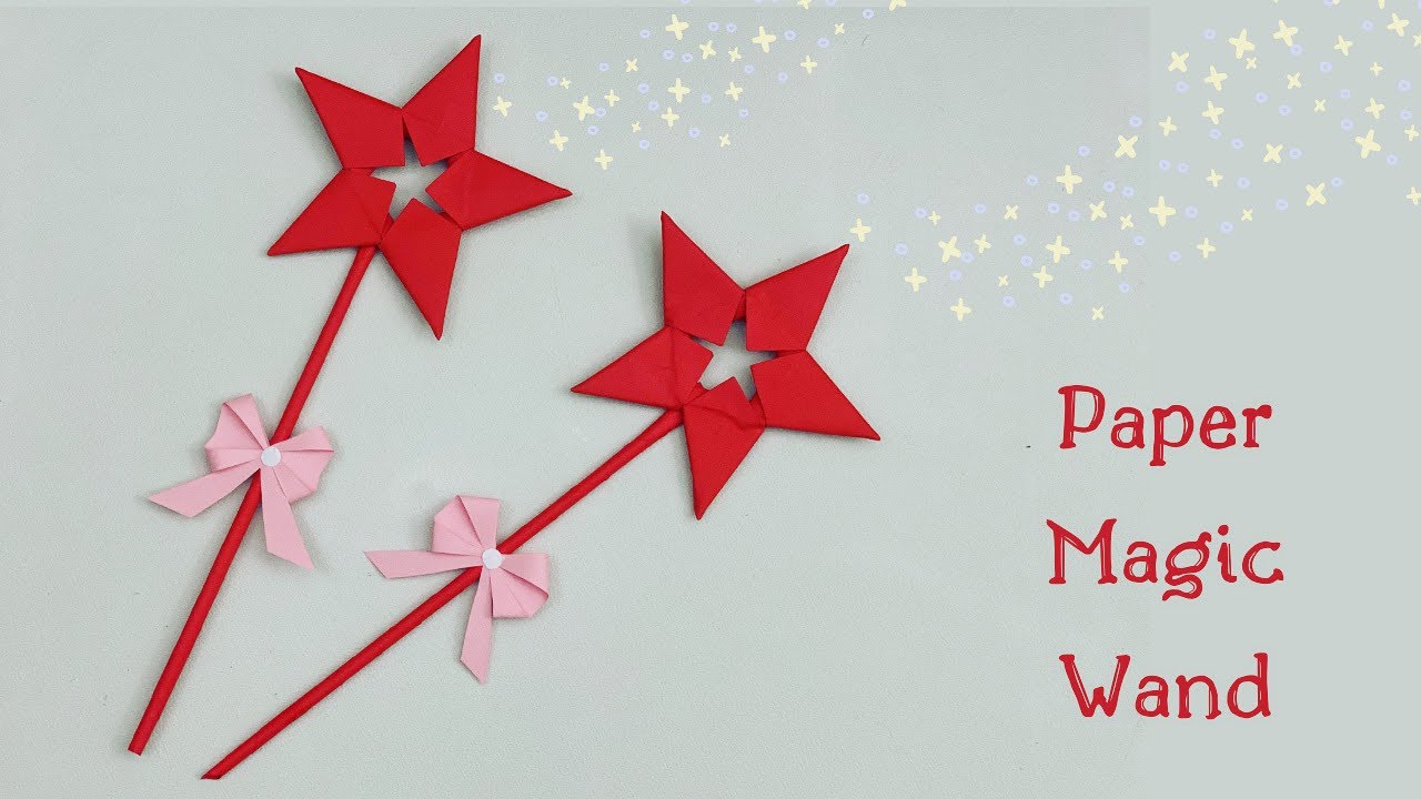 How To Make Easy Paper Magic Wand For Kids / Nursery Craft Ideas / Paper Craft Easy / KIDS crafts