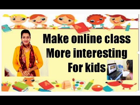 How to make online class interesting for kids|| easy fun games, activities for kids