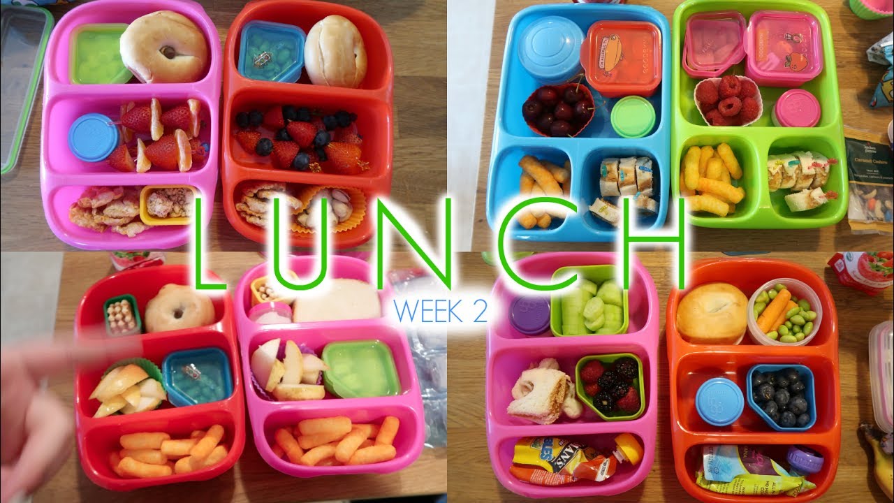 Kid's Lunch Ideas - Week 2 | Sarah Rae Vlogas |