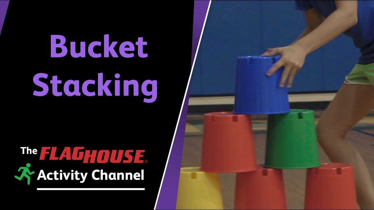 Kid's Stacking Challenges with Buckets (Ep. 105 - Multi Buckets)