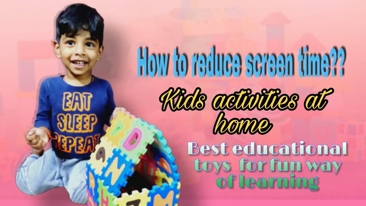 Kids activities to reduce screen time || For brain development and Logical thinking||