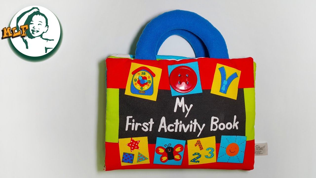 Learn common kid's activity such as dressing, time, counting..etc with one quiet book!