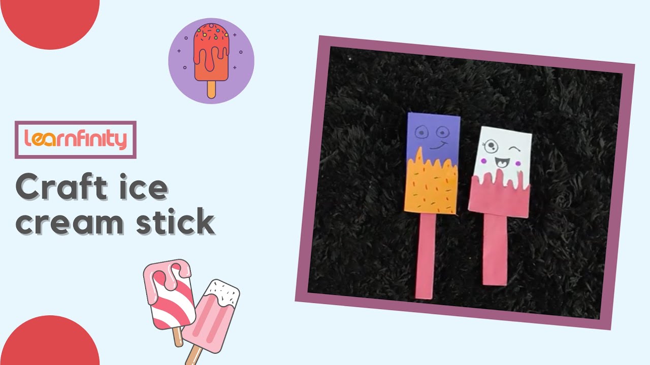 Learn to make Creative Craft Ice Cream | Fun art activities for kids | Learnfinity