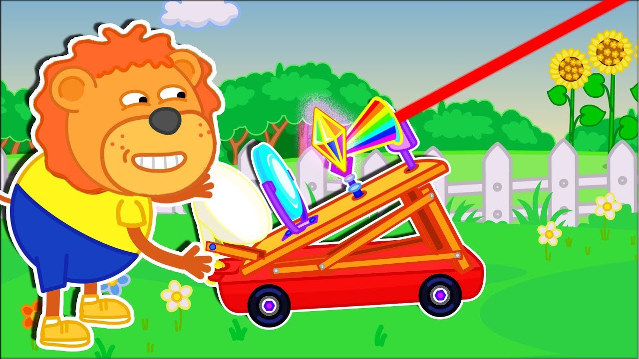Lion Family 🔮 Outdoor Games & Activities Cartoon for Kids