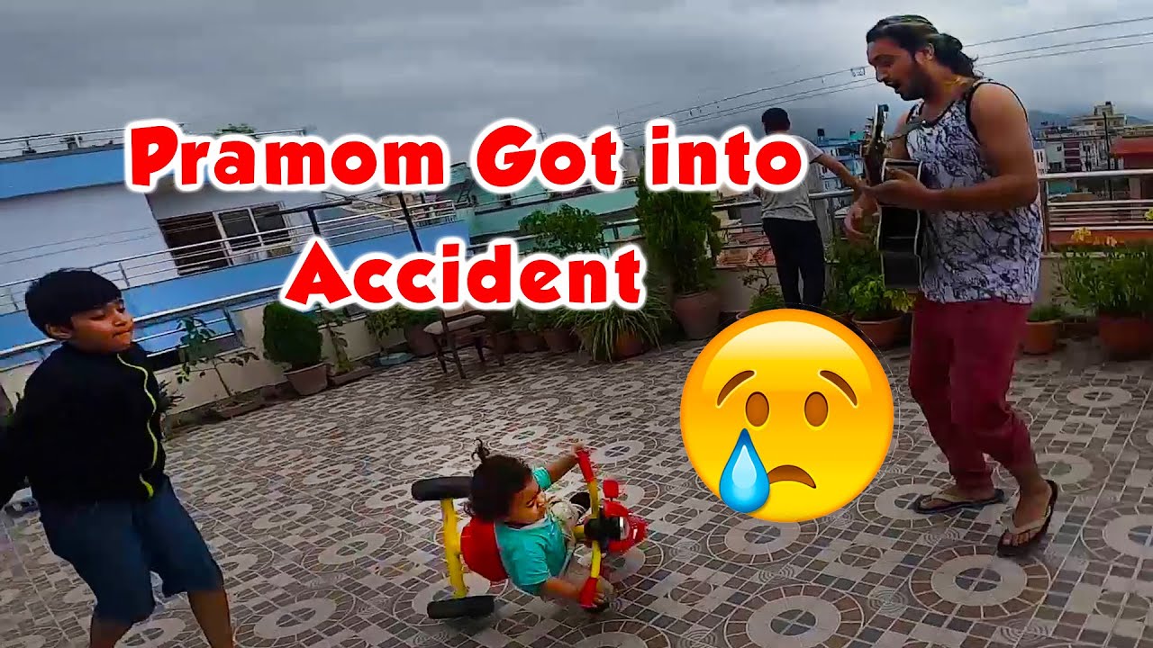 OH NO!! Pramom's Accident ❤️️ Kid Activities and Terrace Music