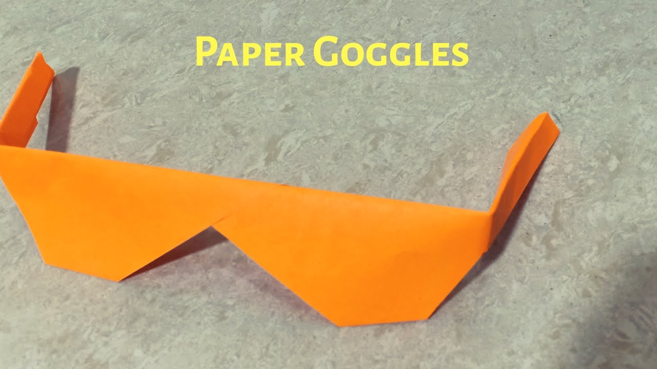 Paper Goggles, kids fun activities, paper craft for kids