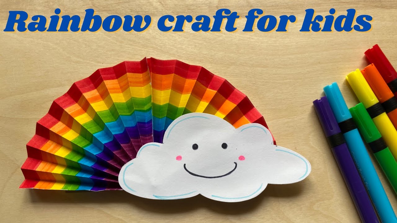 Paper Rainbow | Rainbow Craft For Kids | Rainbow Craft Ideas With Paper | Rainbow Model For Kids