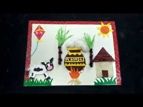 Pongal Craft ideas for kids - Fun craft || Pongal wishes || Caveman Studios