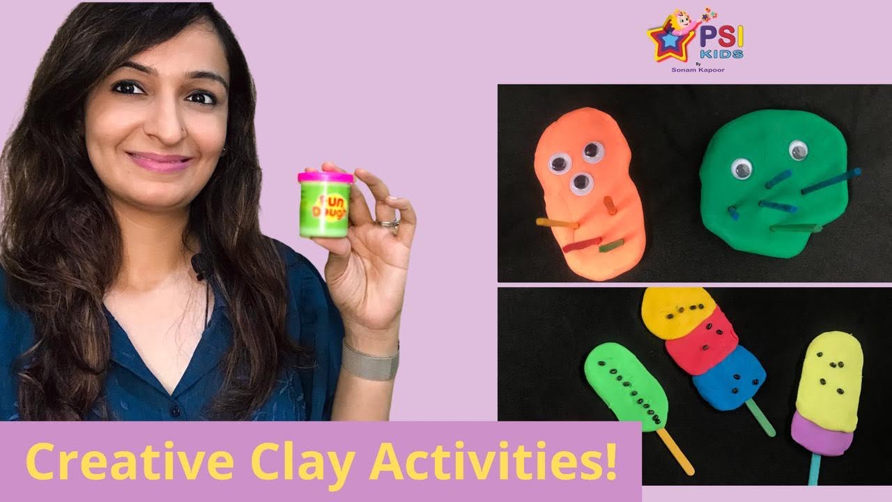 Preschool Learning Videos for Kids | Play doh Ice cream | Playdough Activities for Children |PSIKids