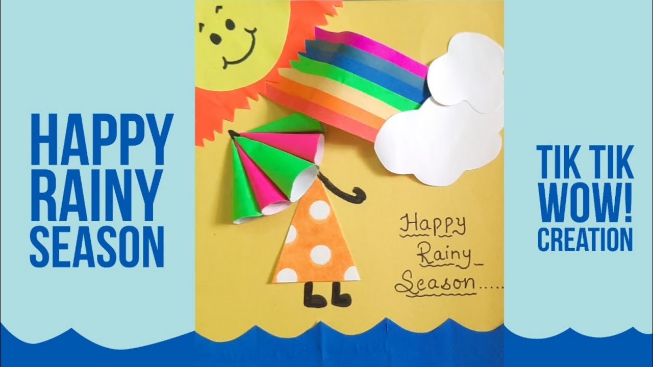 Rainy season activity for kids(1)/rainy season craft ideas/rainy day drawing(1)