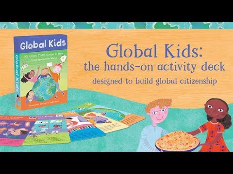 Raise world citizens with GLOBAL KIDS activity deck!