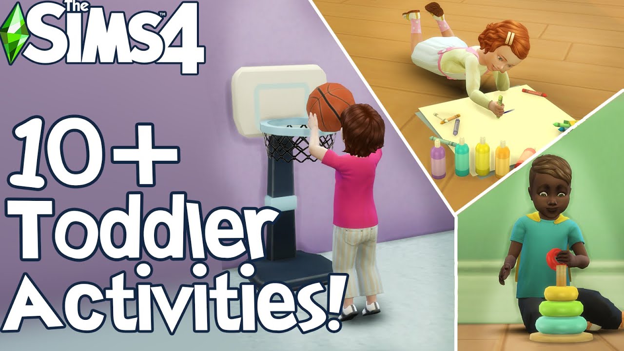 The Sims 4: 10+ NEW TODDLER ACTIVITIES (Mod Showcase)
