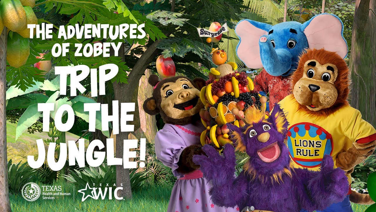 Trip to the Jungle!  | The Adventures of Zobey | Fun Indoor Kids Activities | TexasWIC.org/kids