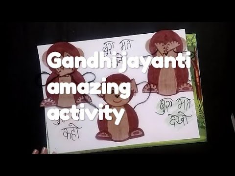 #gandhijayanti amazing #kids #activity /Gandhi jayanti craft/2nd October activity