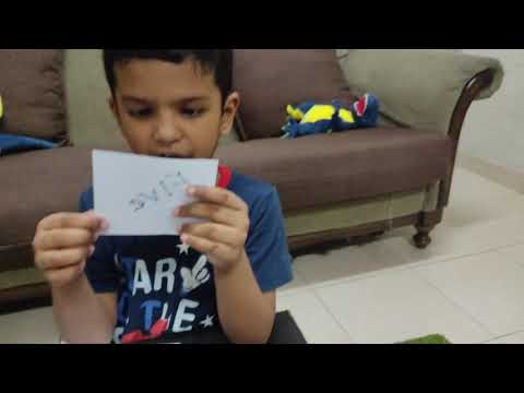 kids learning activities at home - Missing numbers, Counting & Spell out numbers in words