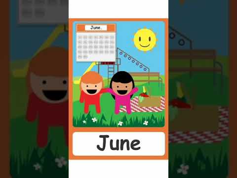 #months #of #the #year #creative #activity easy learning for kids with pictures and their names