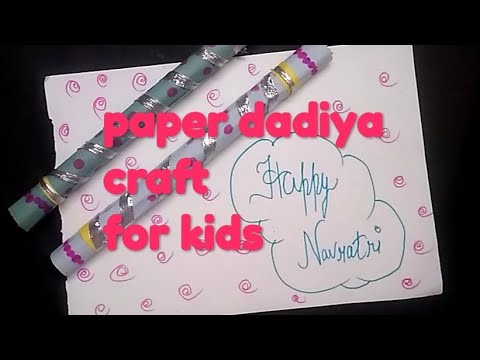 #paperdadiya#Navratricraft# activity for #kids / DIY #easy #dadiya for  #navratridecoration