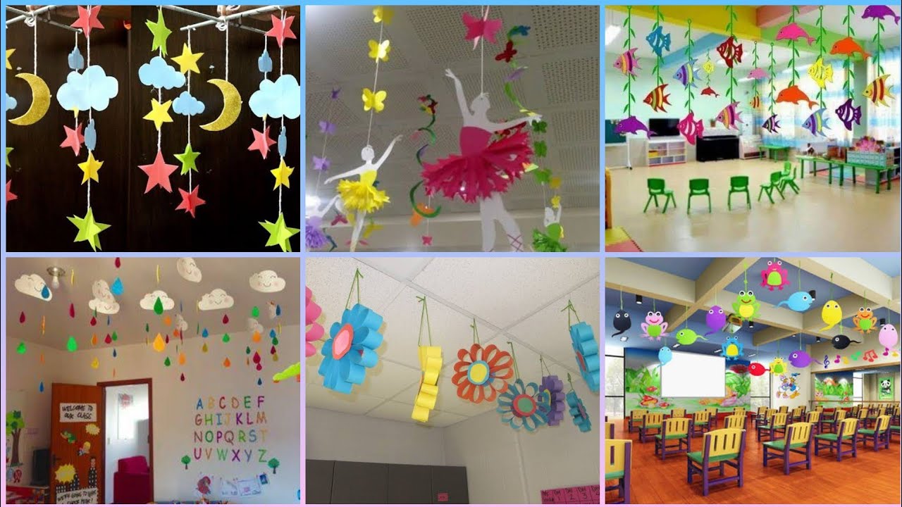 20+ Classroom hanging ideas||Hangings|| Classroom hanging ideas for kid||Classroom decoration||