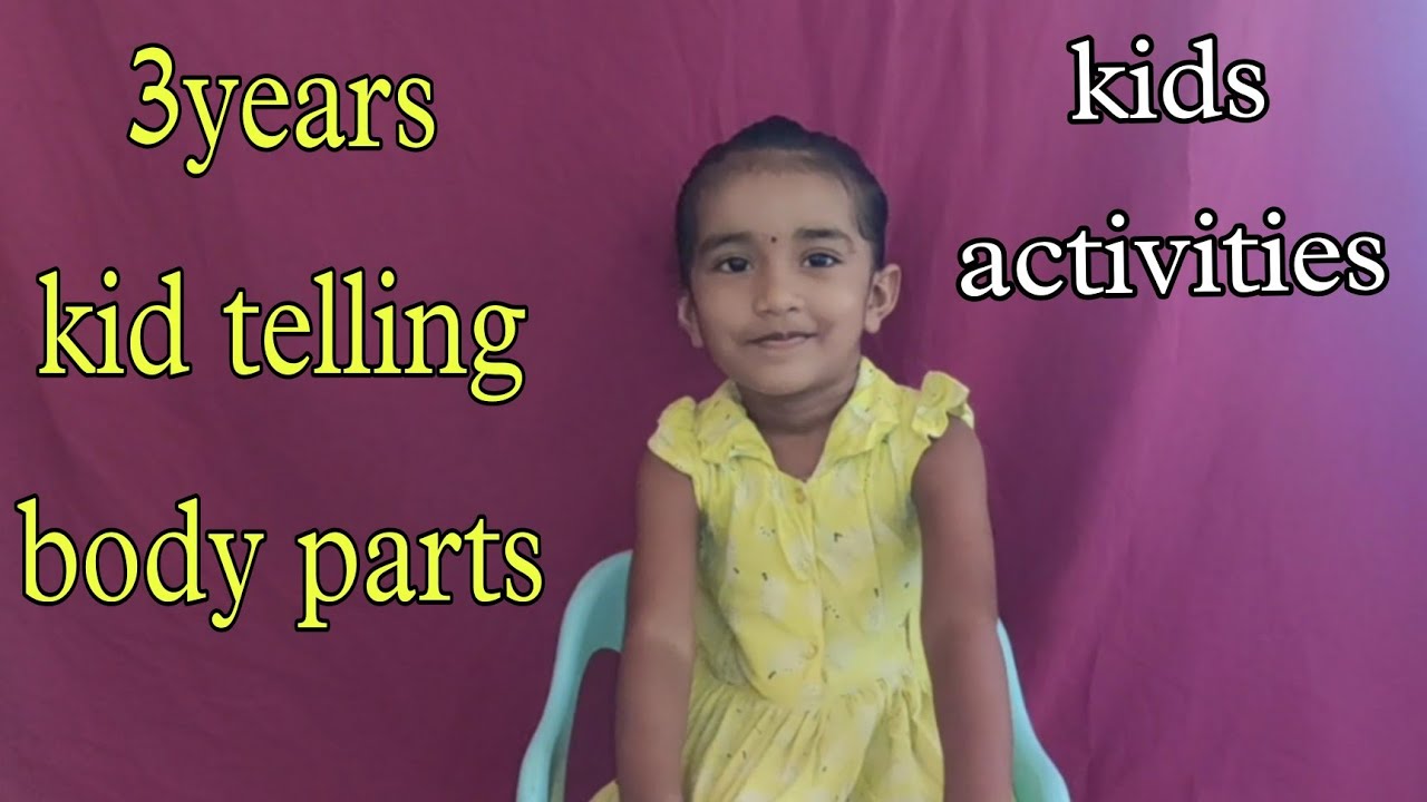 3 years kid telling body parts||toddler activities ||3years kid activities