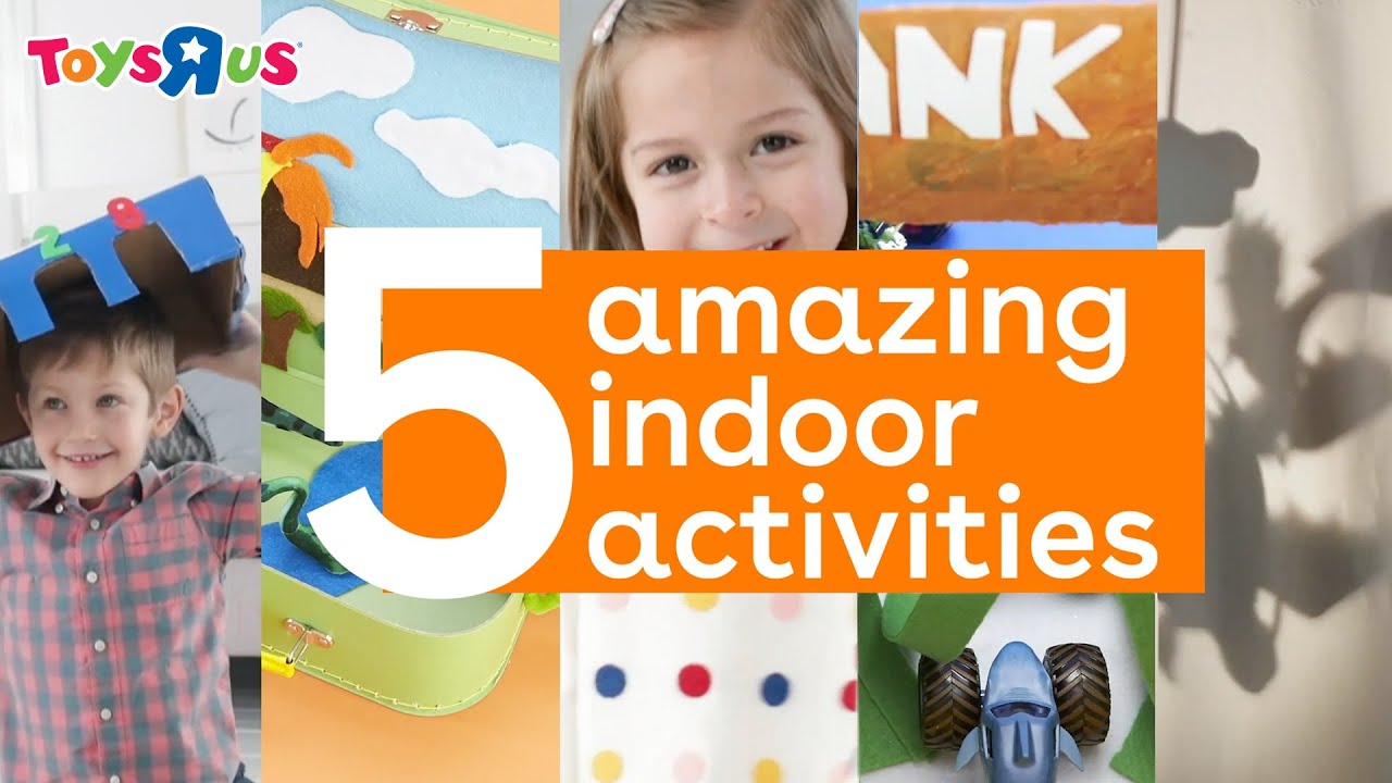 5 AMAZING INDOOR ACTIVITIES FOR KIDS! STAY HOME AND PLAY!