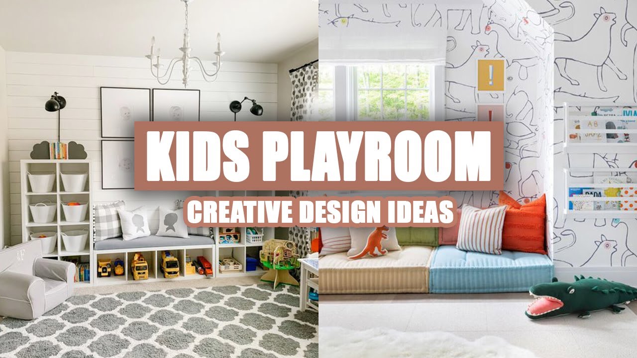 50+ Creative Kid's Playroom Design Ideas