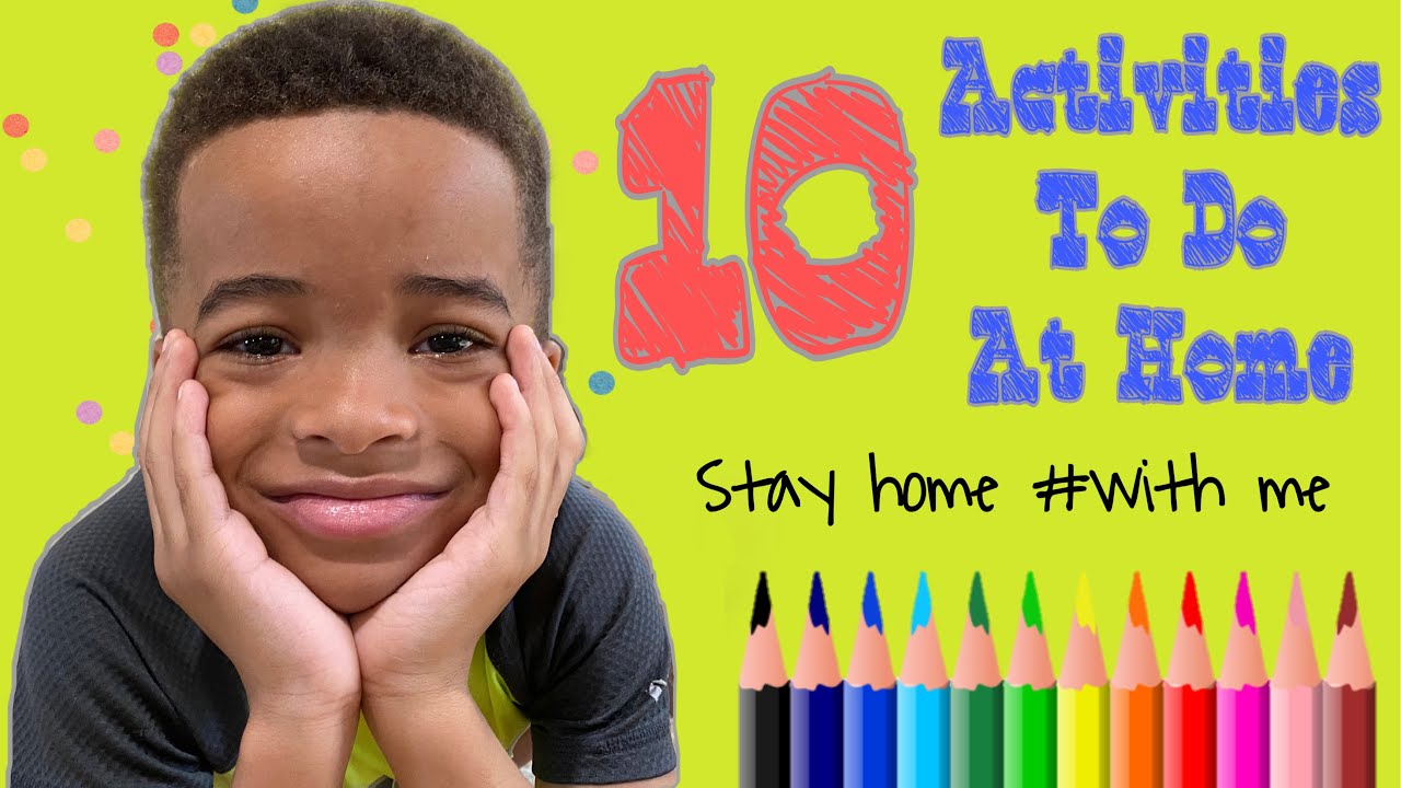 Activities For Kids At Home | Quarantine ideas | Kid indoor Activities | #StayHome and Learn #WithMe