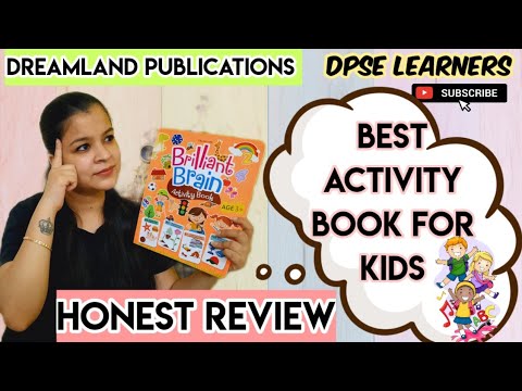 Activity Book For Kids | Brilliant Brain Activity Book For Kids |Dreamland Publications Book Review