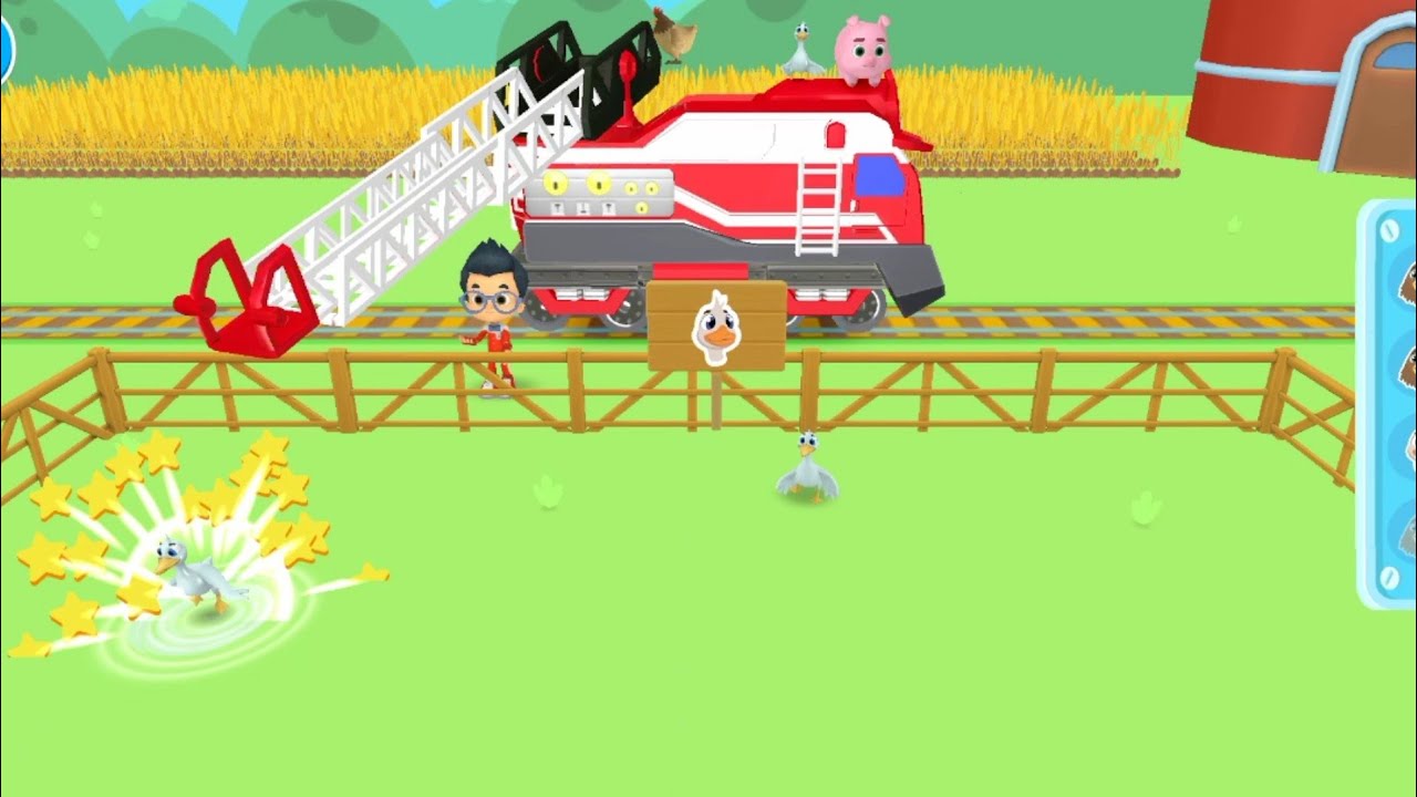 Animal rescue by train|train reaching game |animal rescue |kids activity |train reaching activities