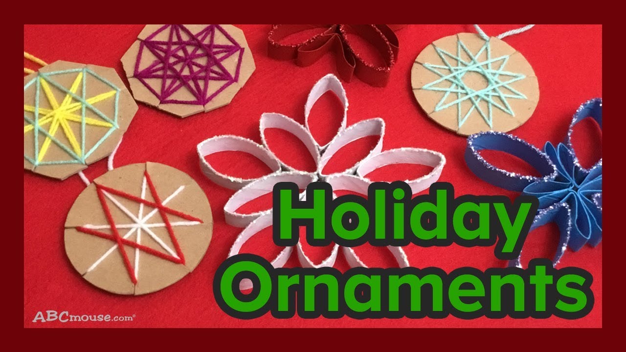 Art Activity for Kids: Holiday Ornaments by ABCmouse.com