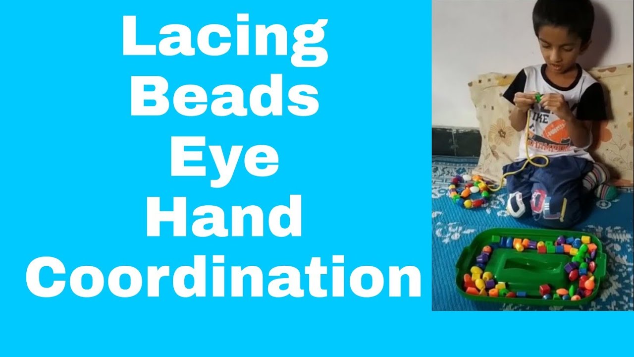 Autistic Kid Lacing Beads/Occupational therapy/Fine motor Activity and Eye Hand Coordination