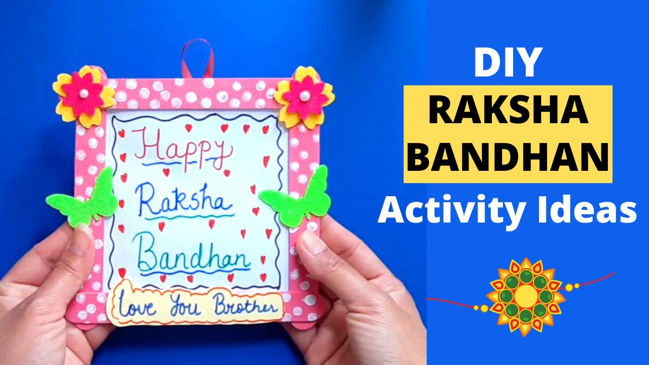 Cute and Easy Rakhi Gift Ideas For Kids II Raksha bandhan activity ideas I Rakhi Gift Ideas