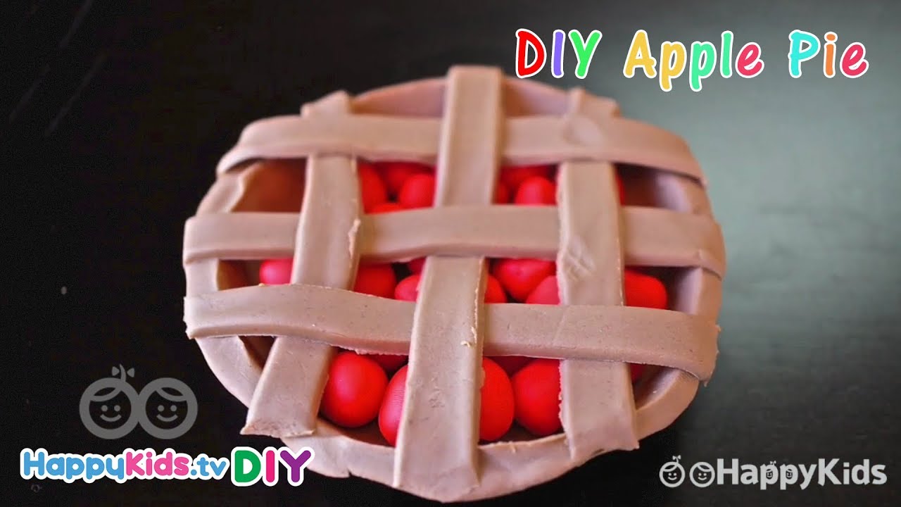 DIY Apple Pie!! | PlayDough Crafts | Kid's Crafts and Activities | Happykids DIY