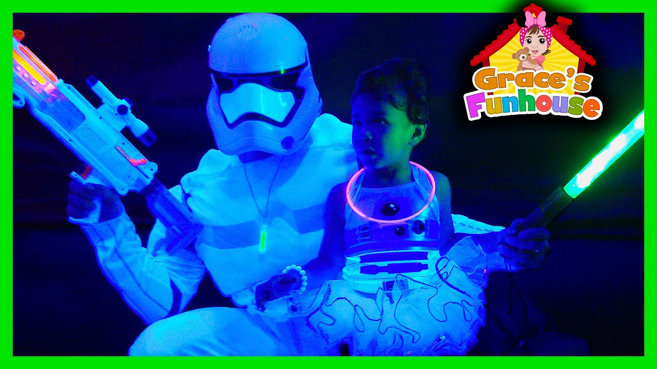 Glow in the Dark Kid’s Bday Party Ideas, Star Wars Theme Kid’s Bday Party