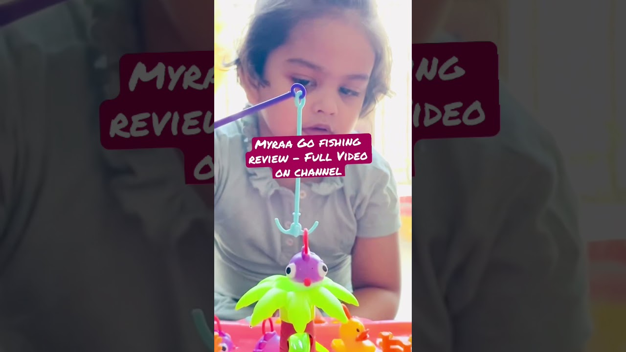 Go Fishing Toy review #meandmyraa #toyreview #toys #kidactivities #shorts