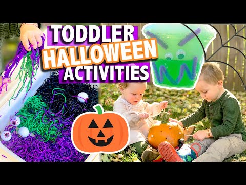 HALLOWEEN ACTIVITIES FOR TODDLERS | Easy and Fun Toddler Halloween Activities | The Carnahan Fam