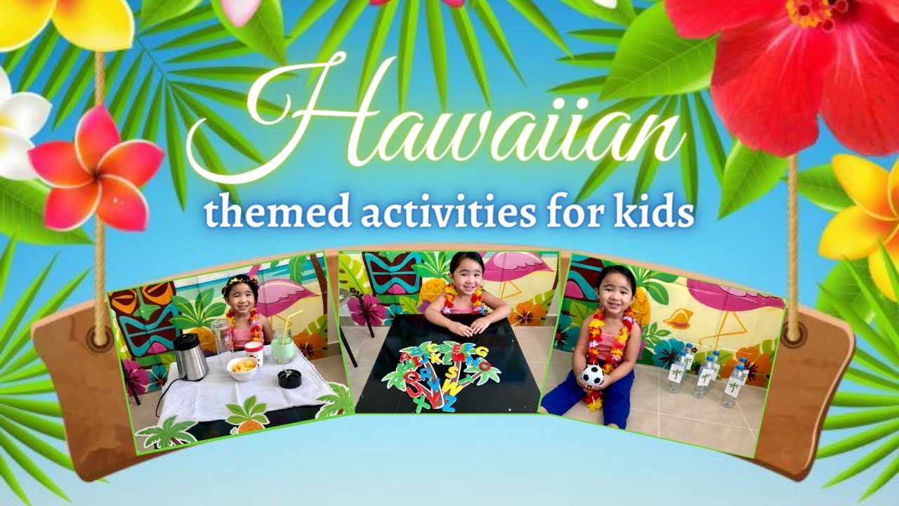 Hawaiian Themed Activities for Preschoolers | Hawaiian Themed Activities for Kids