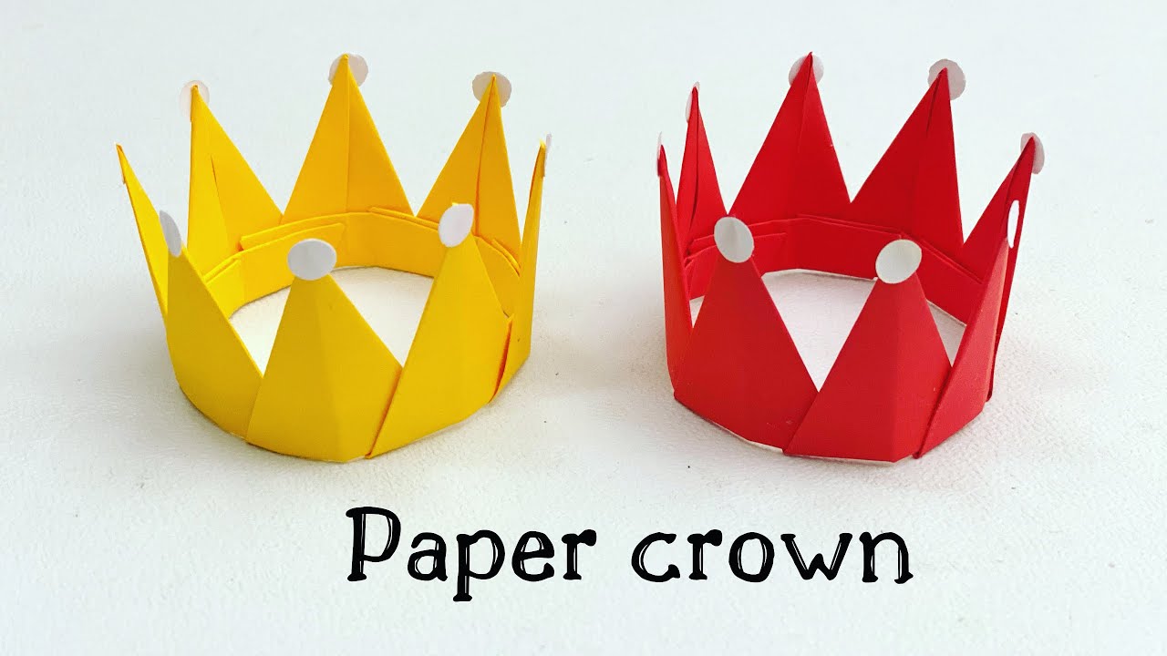 How To Make Easy Mini Paper Crown For Kids / Nursery Craft Ideas / Paper Craft Easy / KIDS crafts