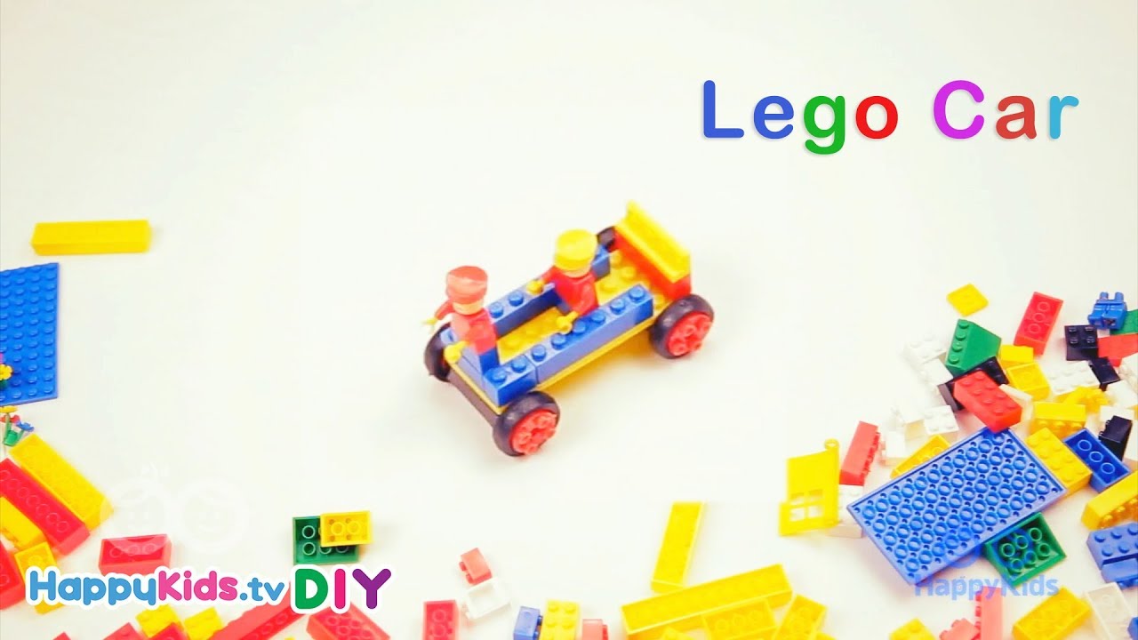 How to Build Lego Car | Building Blocks | Kid's Crafts and Activities | Happykids DIY