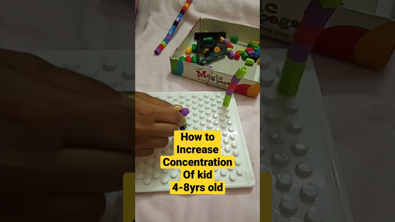 How to improve concentration in kids। activities to improve attention and concentration