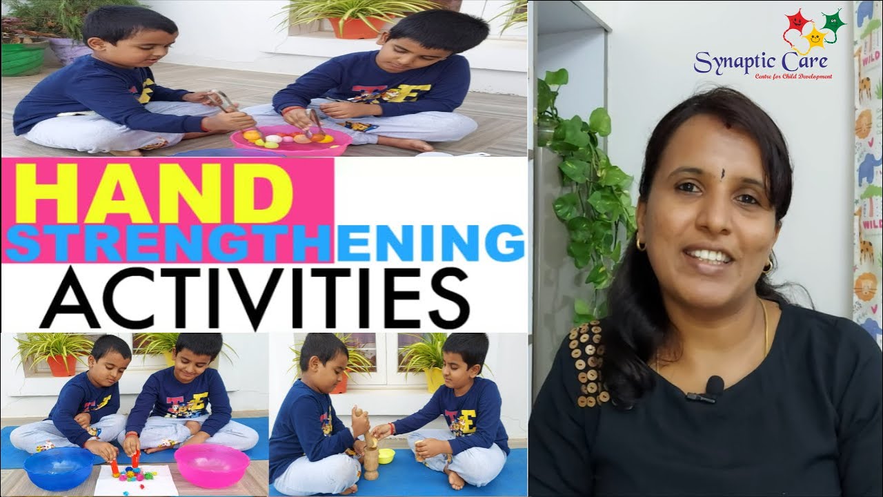 Ideas & Activities to Improve Kids Hand Strength & Pencil Grasp | Online Class Issues |Synaptic care