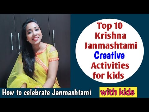 Janmashtami Activities for kids l Janmashtami activity idealHow to celebrate Janmashtami with kids