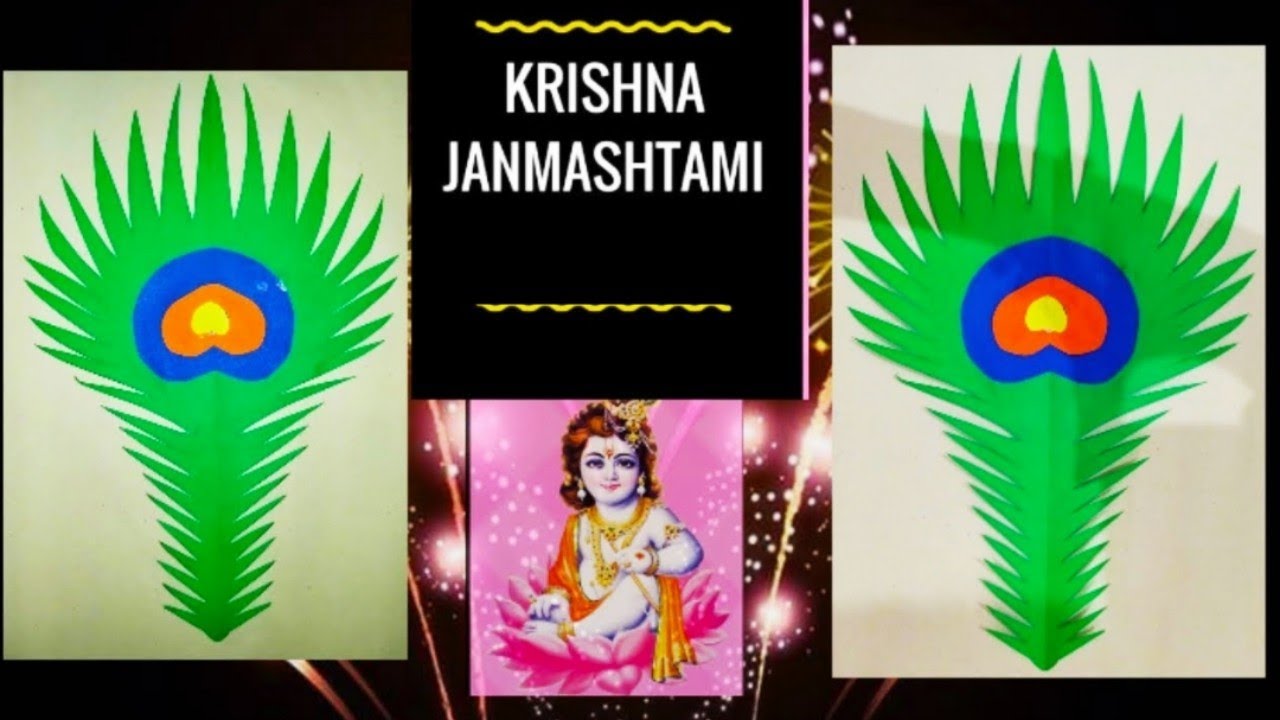 Janmashtami Craft | Janmashtami activities for kids | Janmashtami paper craft for kids |