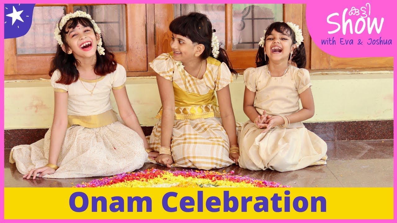 Kid's Onam Celebration, Games and Fun Activities | Kutty Show with Eva & Joshua (Malayalam)
